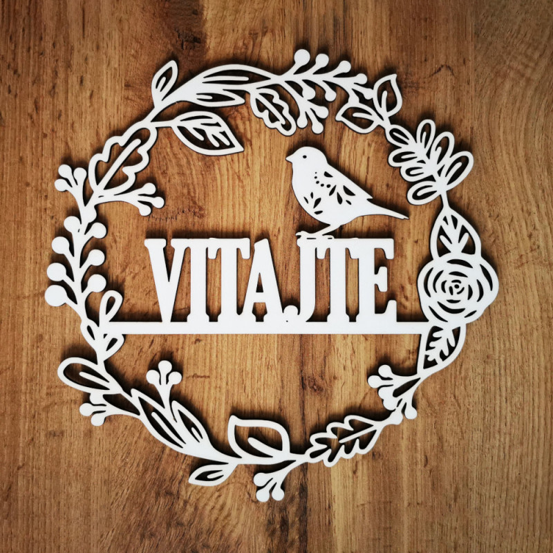 Celoročný veniec Vitajte